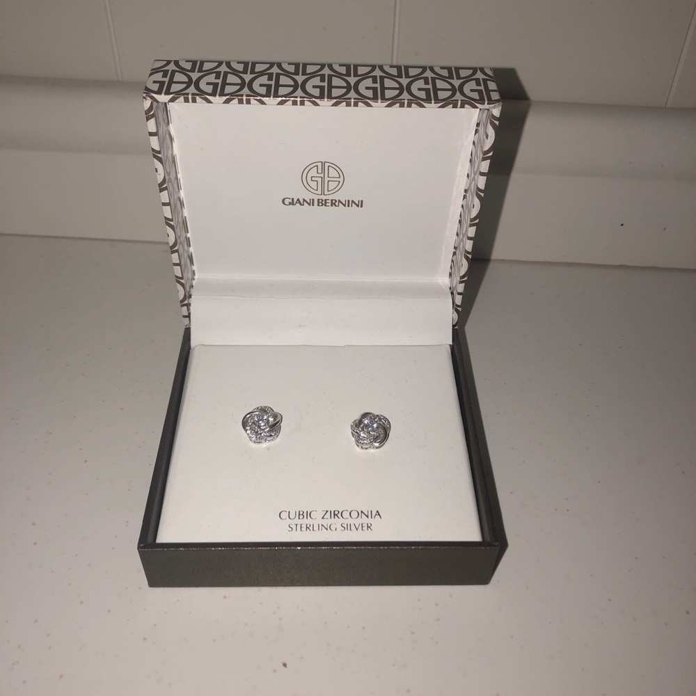 Giani Bernini stud diamond earrings
